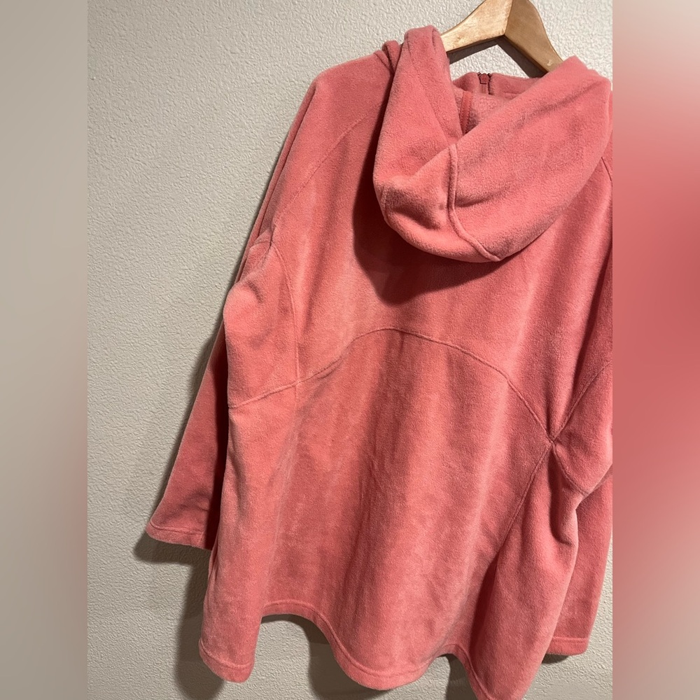 Columbia Womens Benton 2 Springs Fleece Hooded Full Zip Jacket Pink 3X - Picture 7 of 11